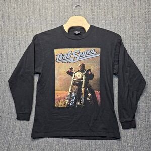 Bob Seger Face The Promise Tour Shirt 2006-07 XL Long Sleeve Double Sided Rock